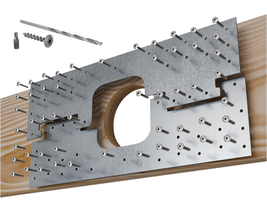 Joist Repair Hole Reinforcer - 2x12