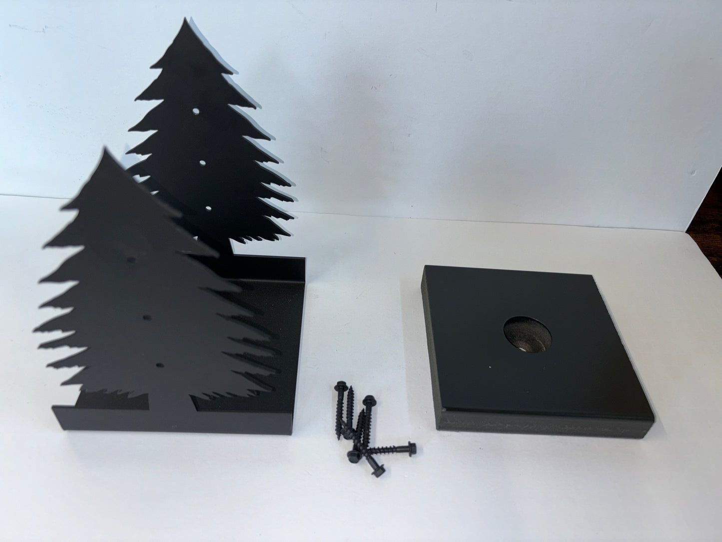 Decorative Silhouette Post Connector - Tree Base