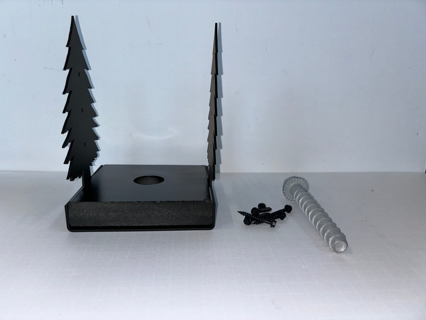 Decorative Silhouette Post Connector - Tree Base