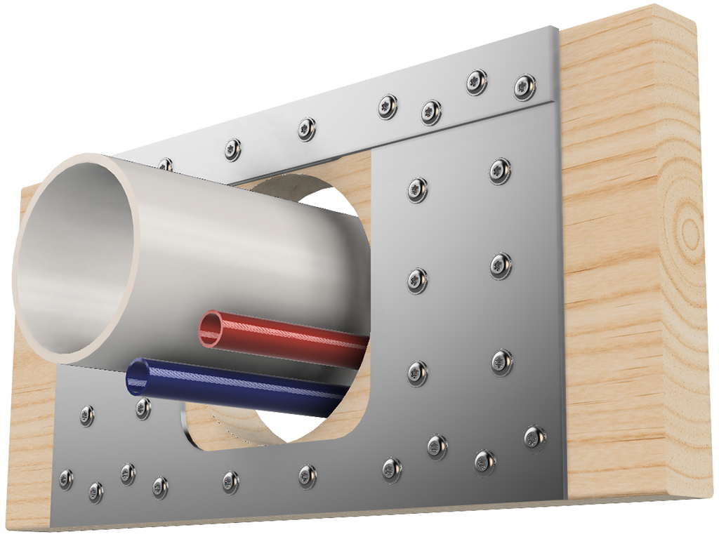 Joist Repair Hole Reinforcer - 2x10