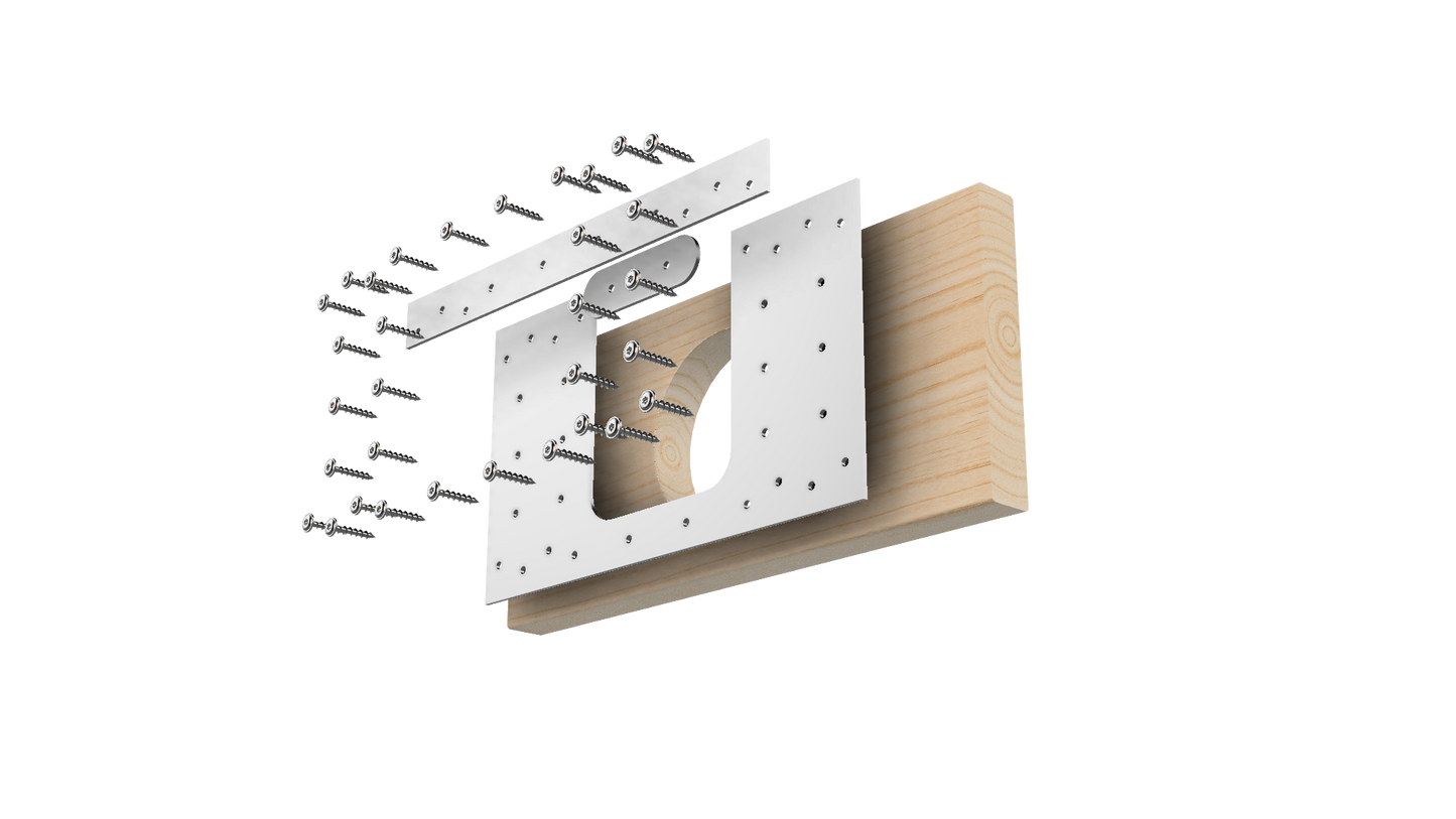 Joist Repair Hole Reinforcer - 2x10