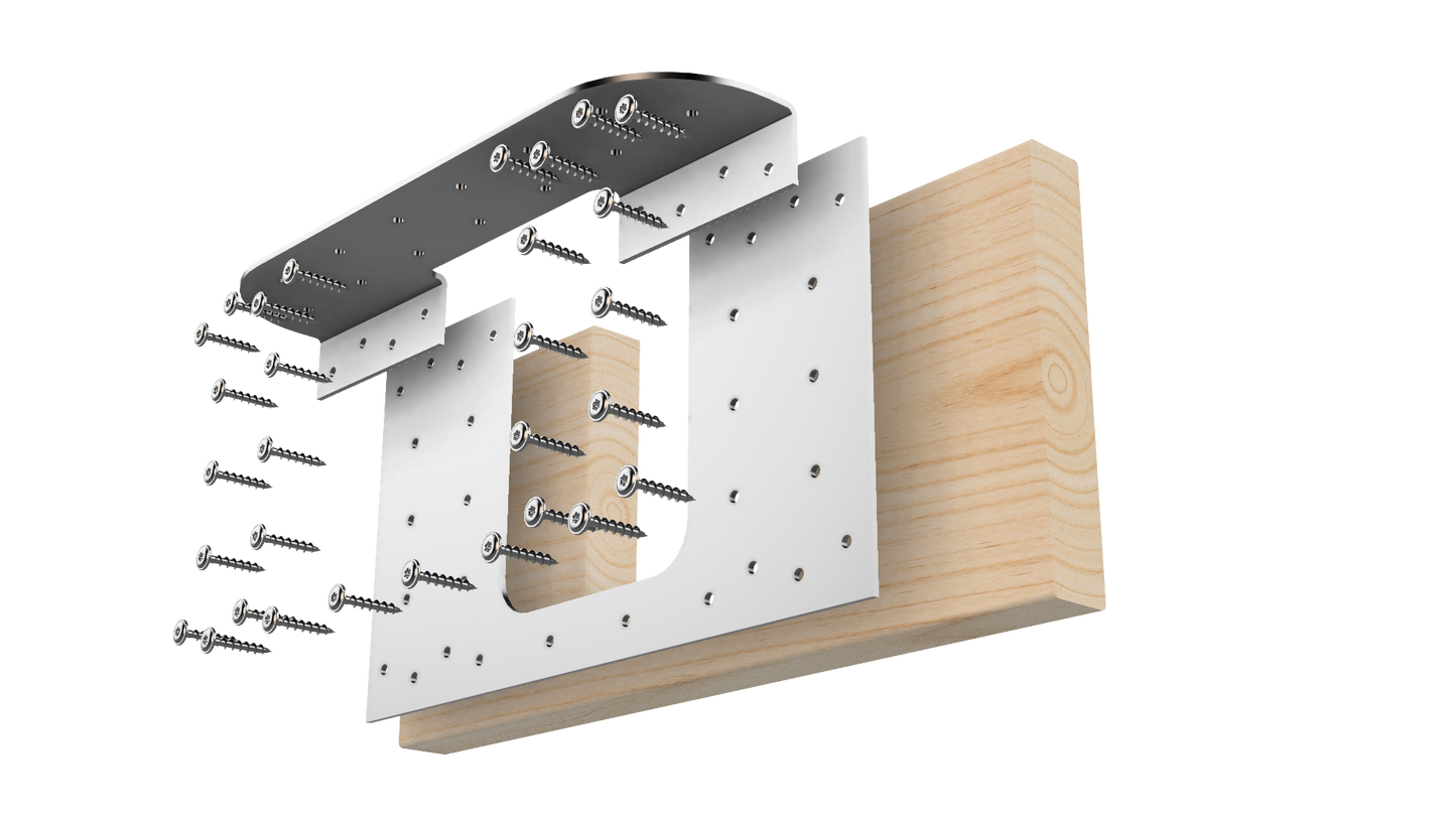 Floor Joist Notch Repair Kit - 2x10