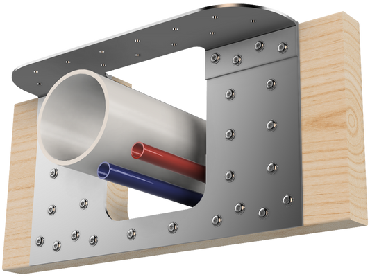 Floor Joist Notch Repair Kit - 2x10