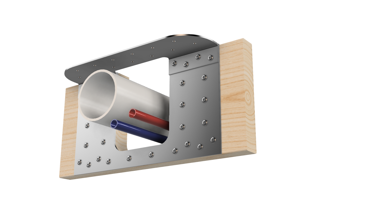 Floor Joist Notch Repair Kit - 2x10