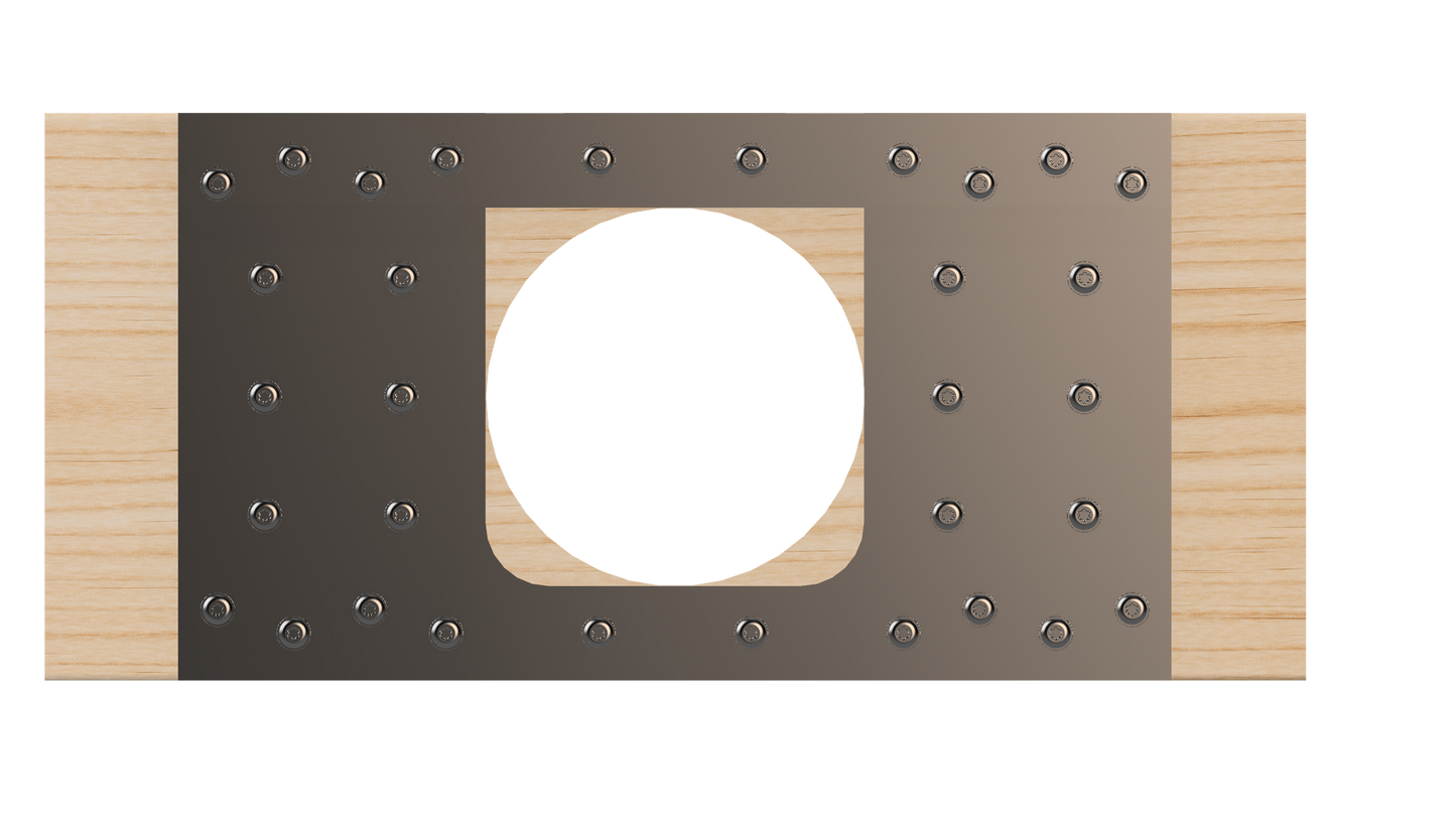 Joist Repair Hole Reinforcer - 2x10