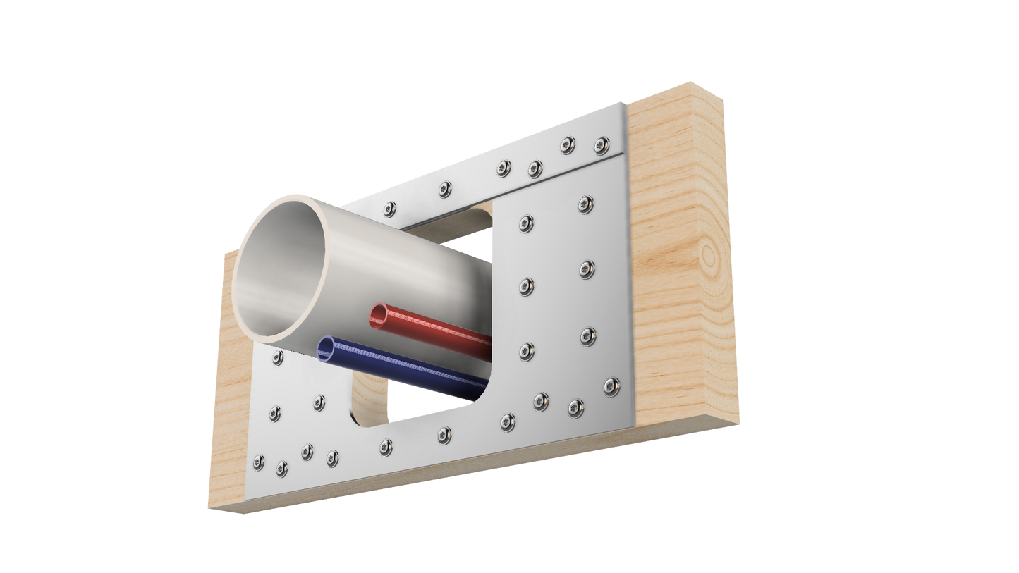 Floor Joist Notch Repair Kit - 2x10