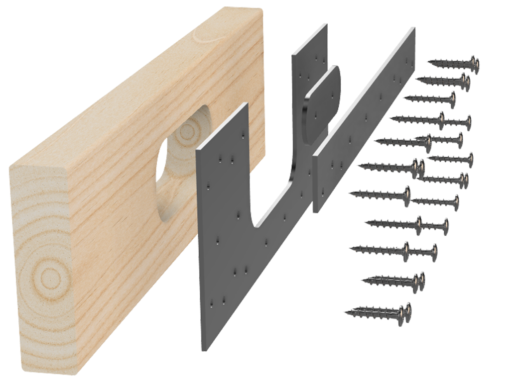 Joist Repair Hole Reinforcer - 2x6