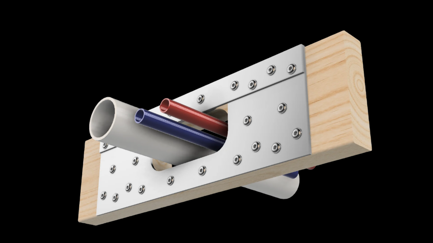 Joist Repair Hole Reinforcer - 2x6