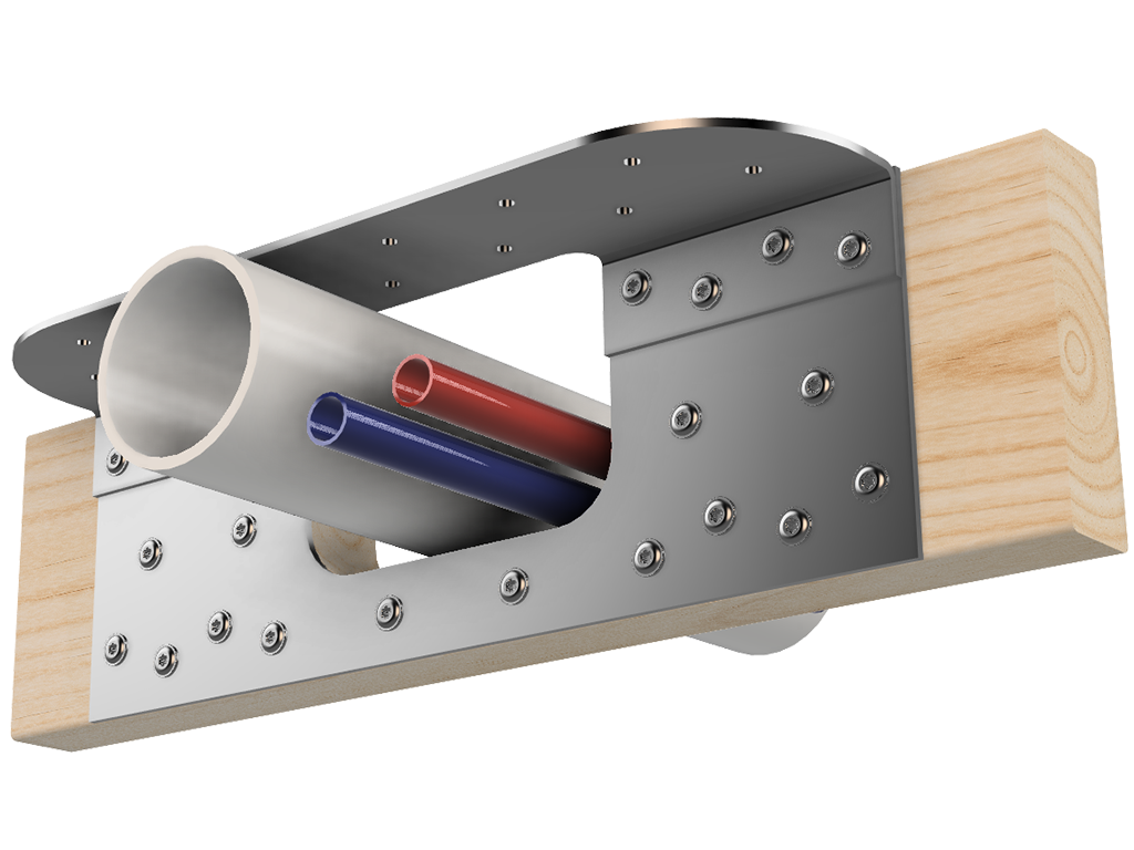 Floor Joist Notch Repair Kit - 2x6