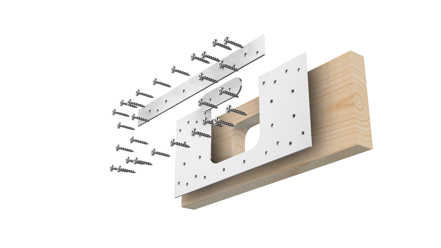 Joist Repair Hole Reinforcer - 2x8