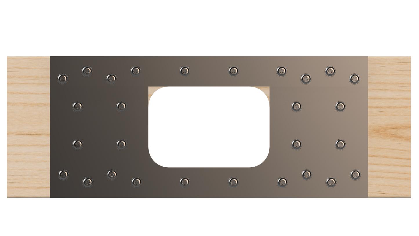 Joist Repair Hole Reinforcer - 2x8