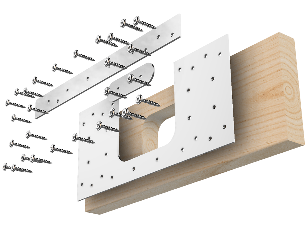 Joist Repair Hole Reinforcer - 2x8