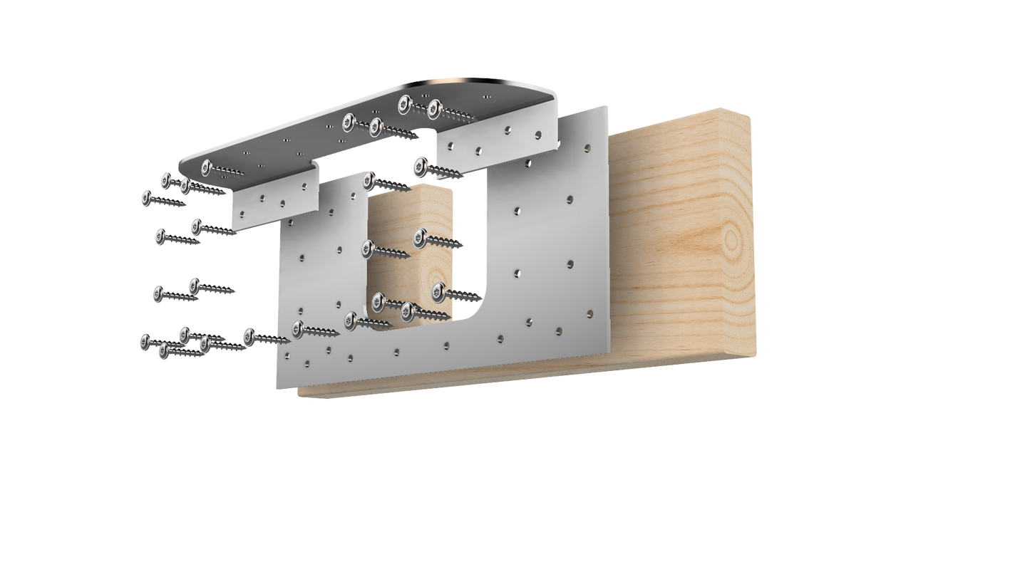 Floor Joist Notch Repair Kit - 2x10
