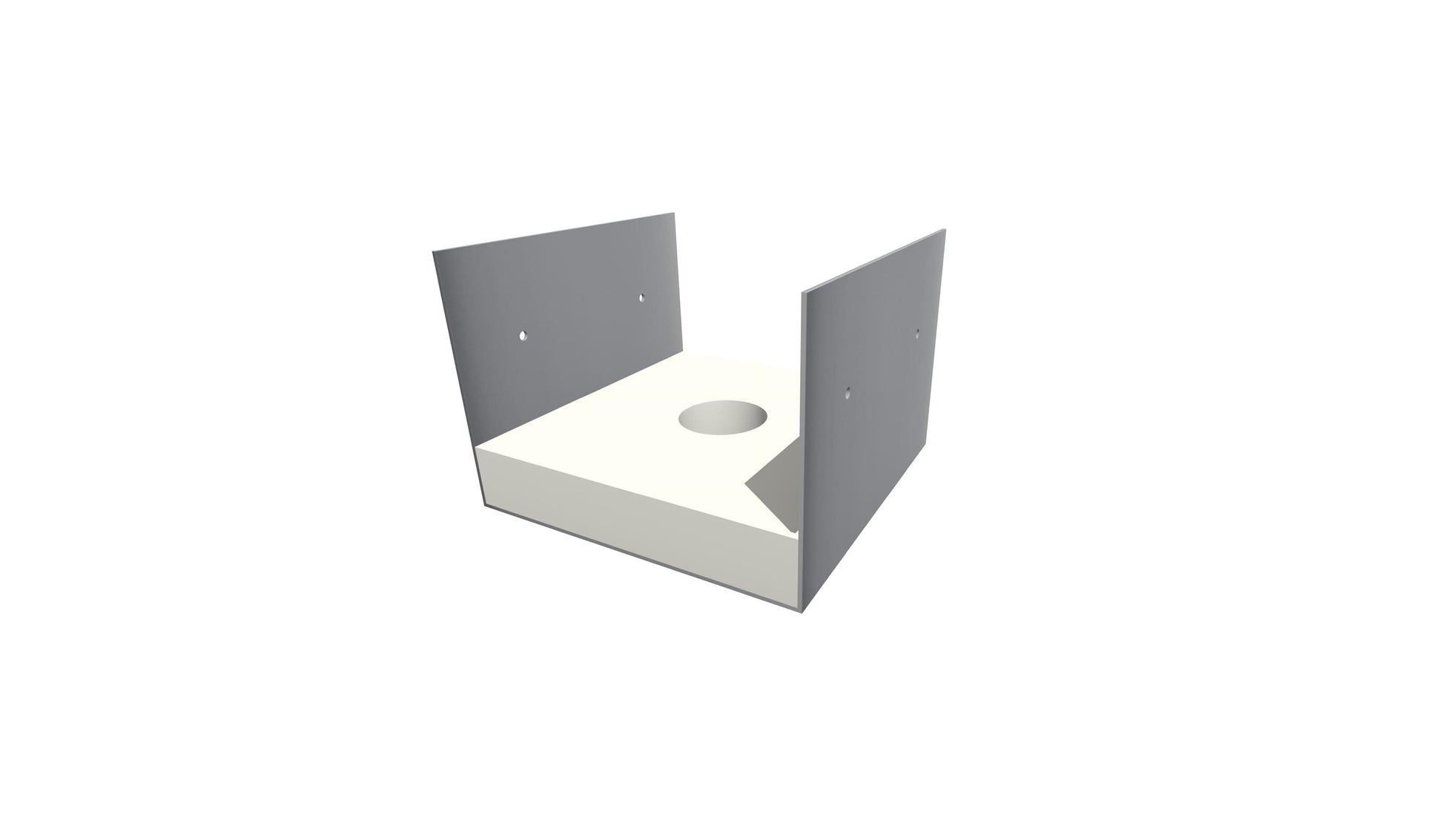 Nominal 6"x6" Concrete Post Base Connector - With Bolt.
