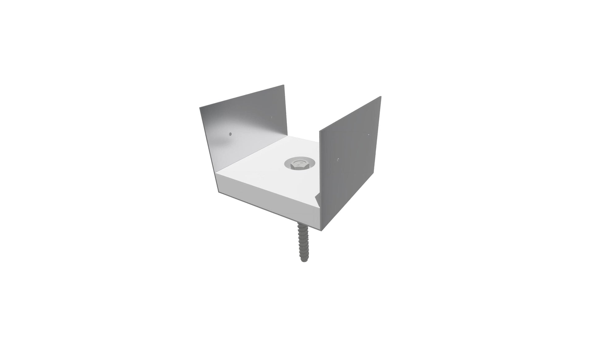 Nominal 6"x6" Concrete Post Base Connector - With Bolt.
