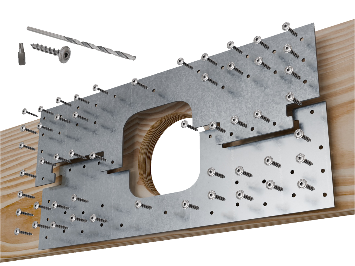 Joist Repair Hole Reinforcer - 2x12