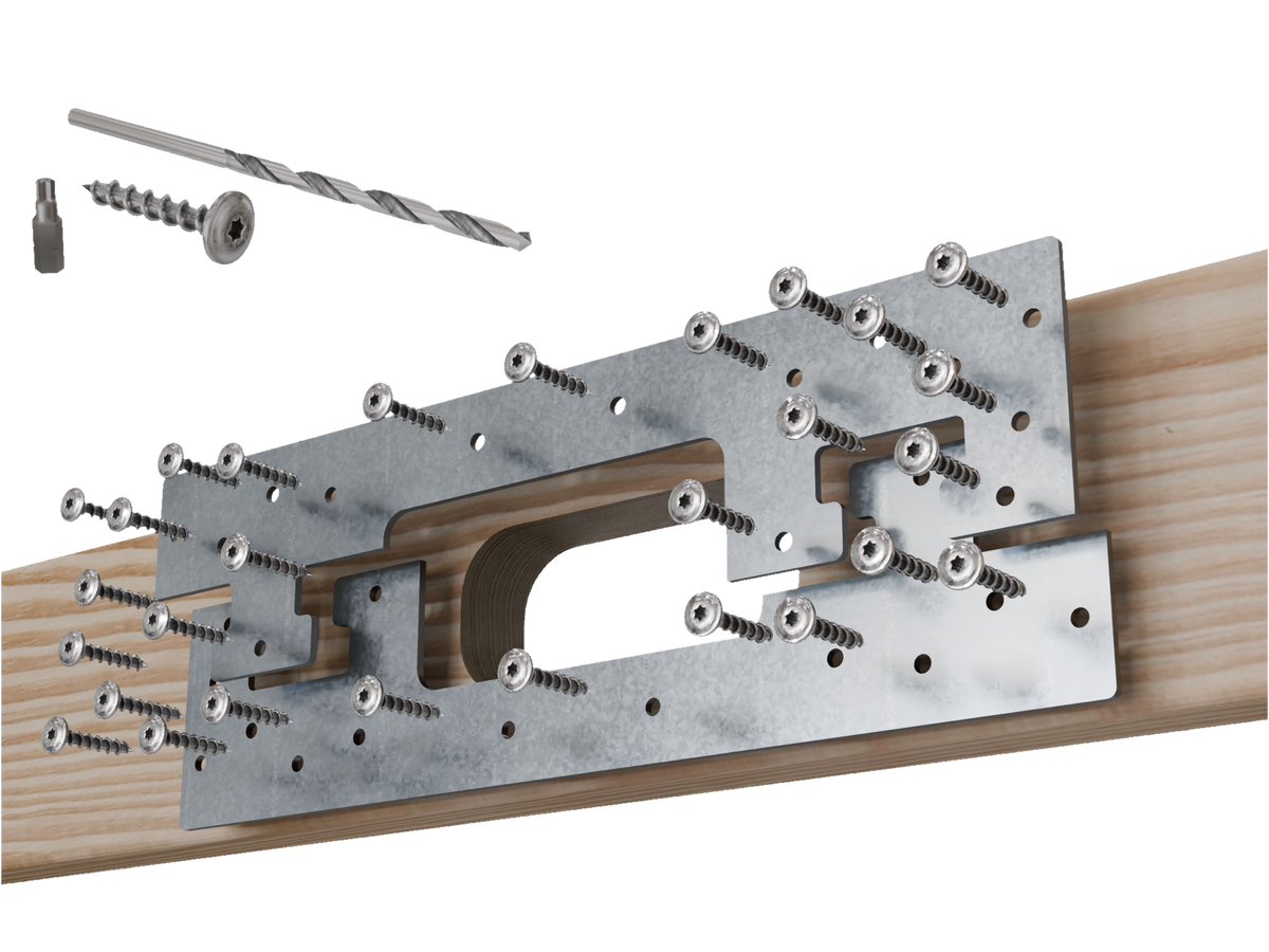 Joist Repair Hole Reinforcer - 2x6