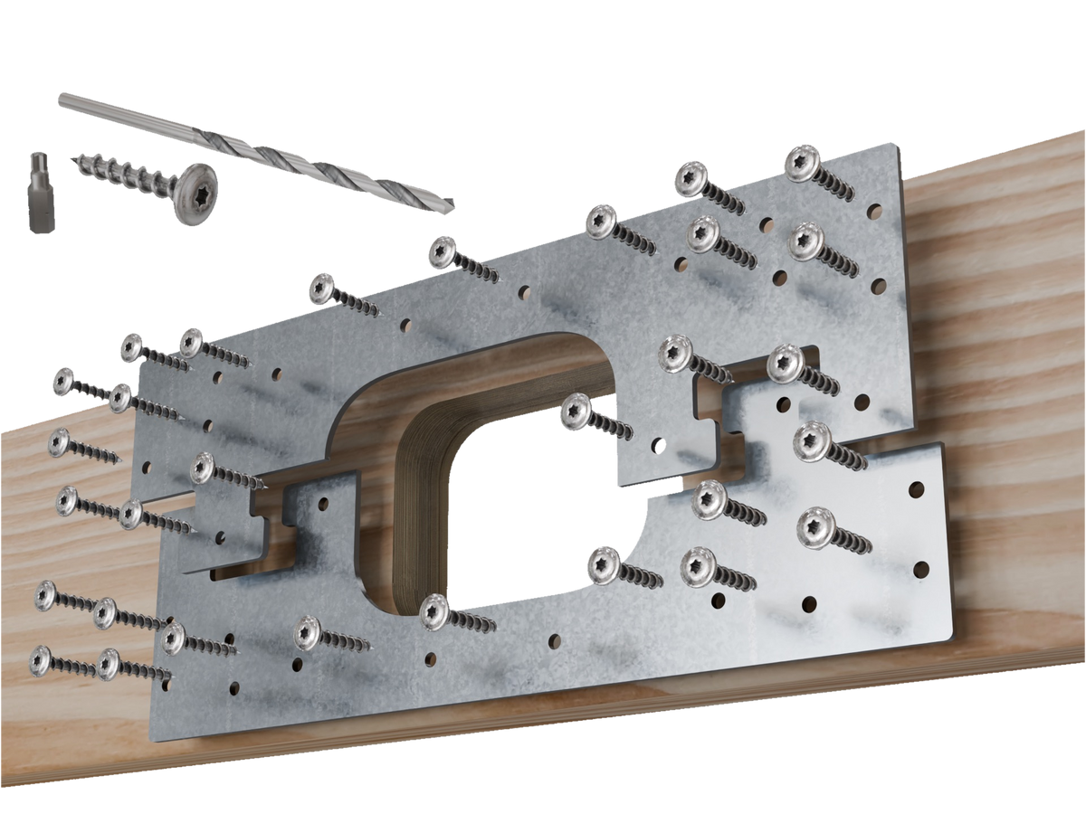 Joist Repair Hole Reinforcer - 2x8