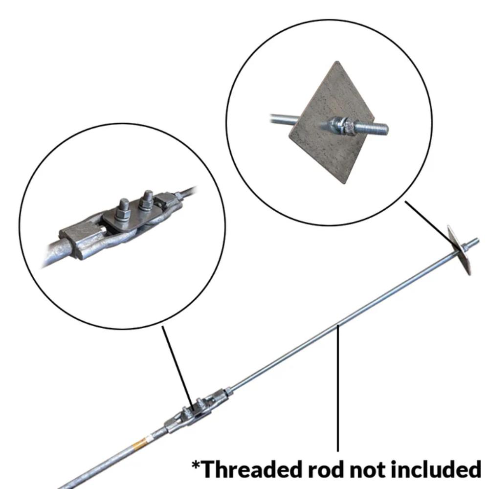 Tieback Anchor Kit for Retaining Wall Stabilization