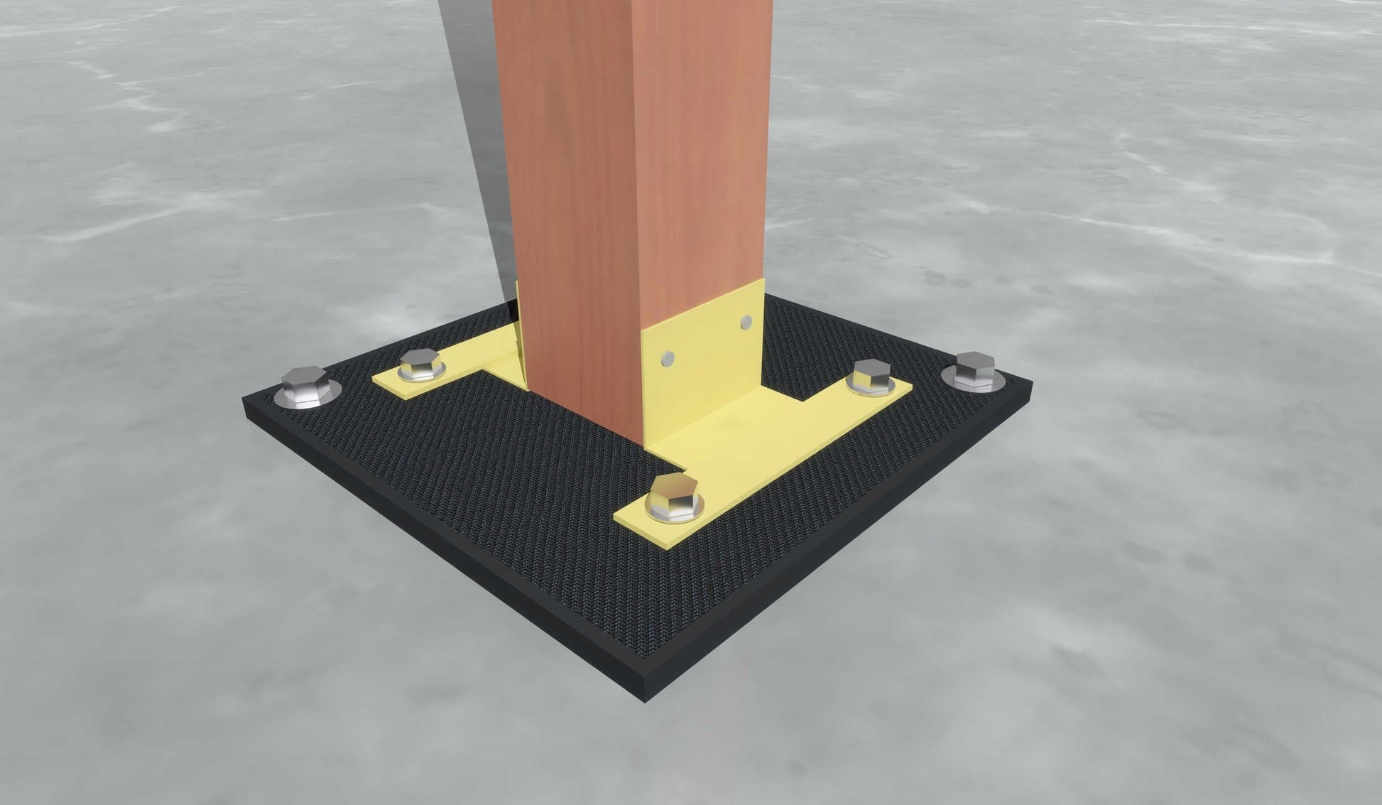12"x12" Carbon Fiber Insta-Footing.